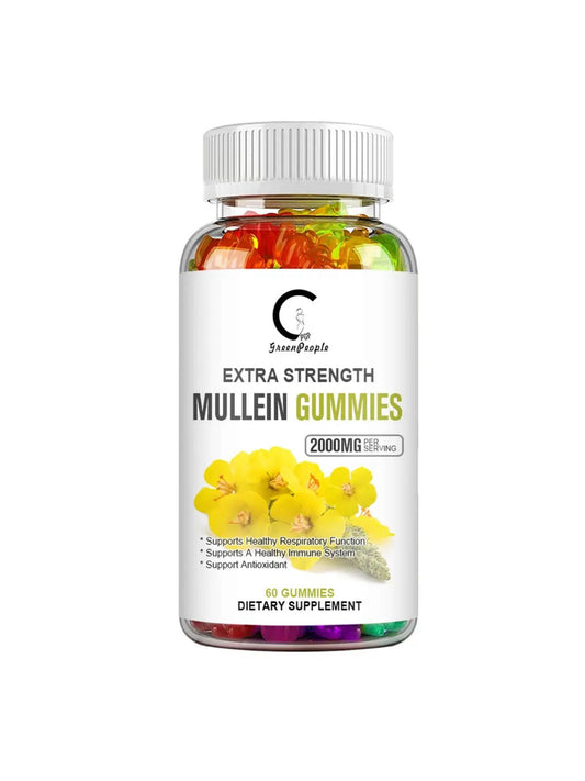 HIGH STRENGTH MULLEIN GUMMIES - POWERFUL ANTIOXIDANT, ANTI-INFLAMMATORY