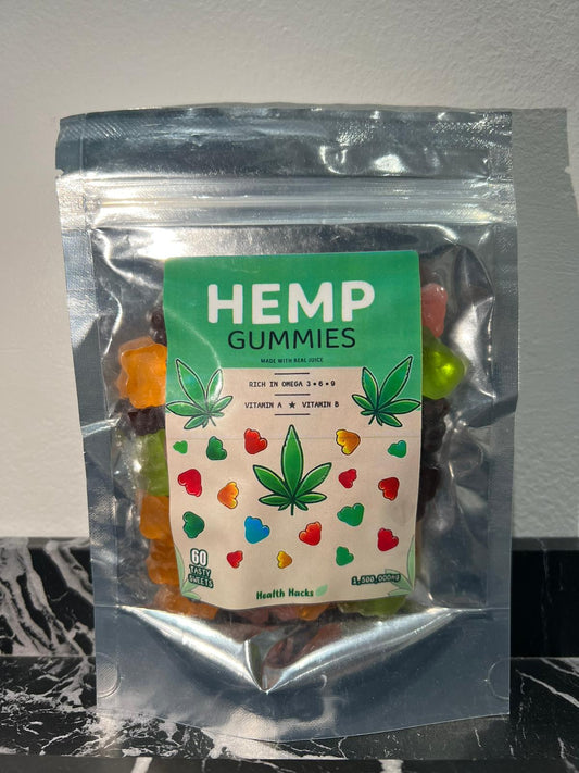 HIGH STRENGTH HEMP GUMMIES - NATURAL SUPPORT FOR MIND & BODY